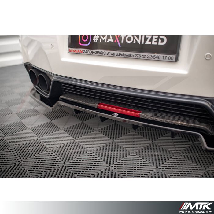 Rajout arrière avec Flaps Maxton Nissan GTR R35 Phase 2